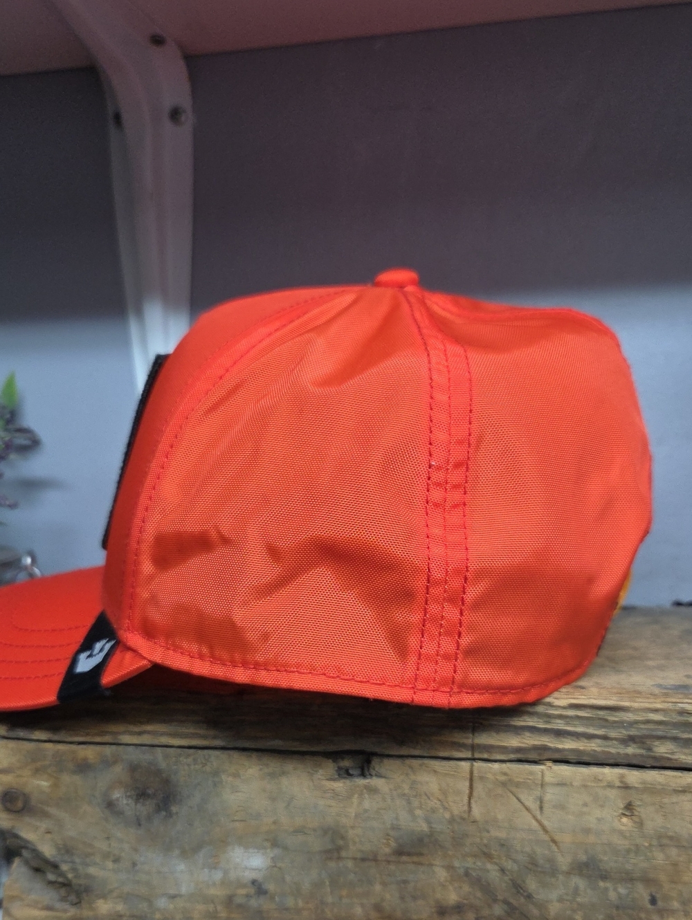 Goorin Bros Orange and Black Hat Interior - The Farm - Picture 2 of 5